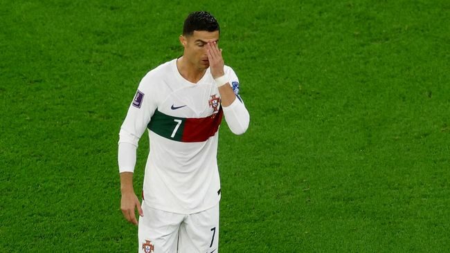 Ronaldo Masuk Daftar 11 Pemain Terburuk di Piala Dunia 2022